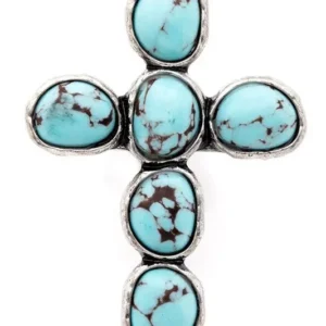 Stone Cross Iconic Stretch Ring