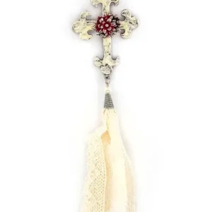 Turquoise Cross Design Necklace