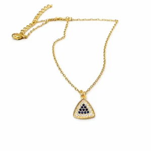 Stainless Steel Triangle Necklace for Women