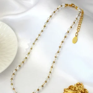 "Angelic" | 24K Clear Austrian Crystals Choker