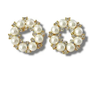 "Baroque Pearls" | 18K Stud Earrings