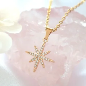 24K Polaris Star Necklace