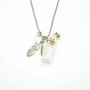 Clear Quartz Diffusing Necklace | Energy & Healing | Diffusing on the go | Perfect Gift