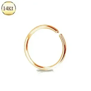 14Kt. Rose Gold Seamless Ring - Authentic 14Kt Gold Stamp | Versatile Jewelry