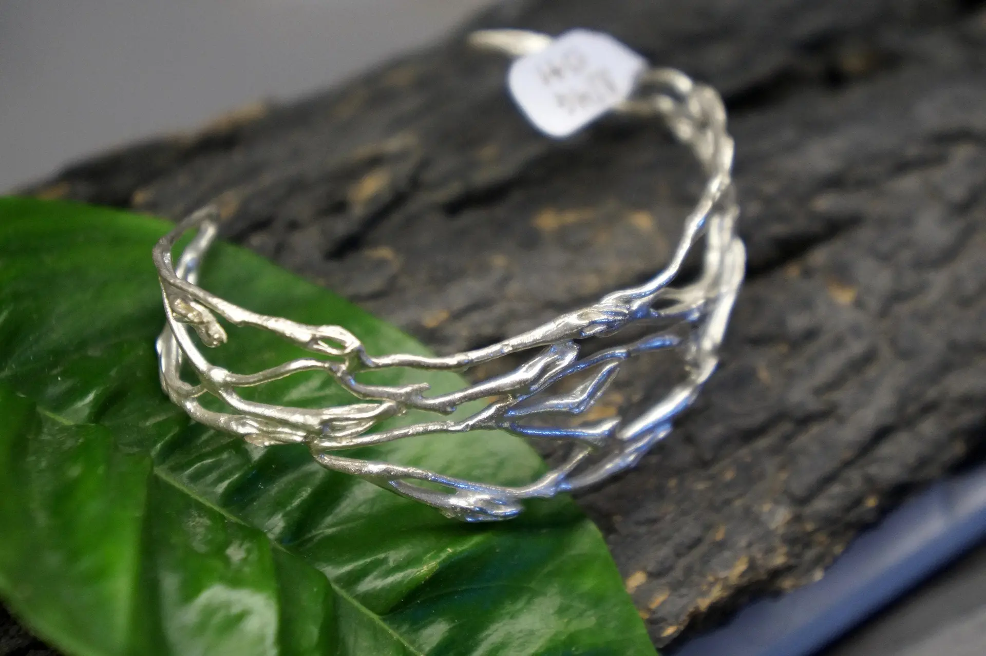 Gold Branch Bracelet, Gold-Plated Sterling Silver Jewelry, Jasmine Branch Bracelet, Handmade Gift for Her, Birthday Gift for Women - Image 5