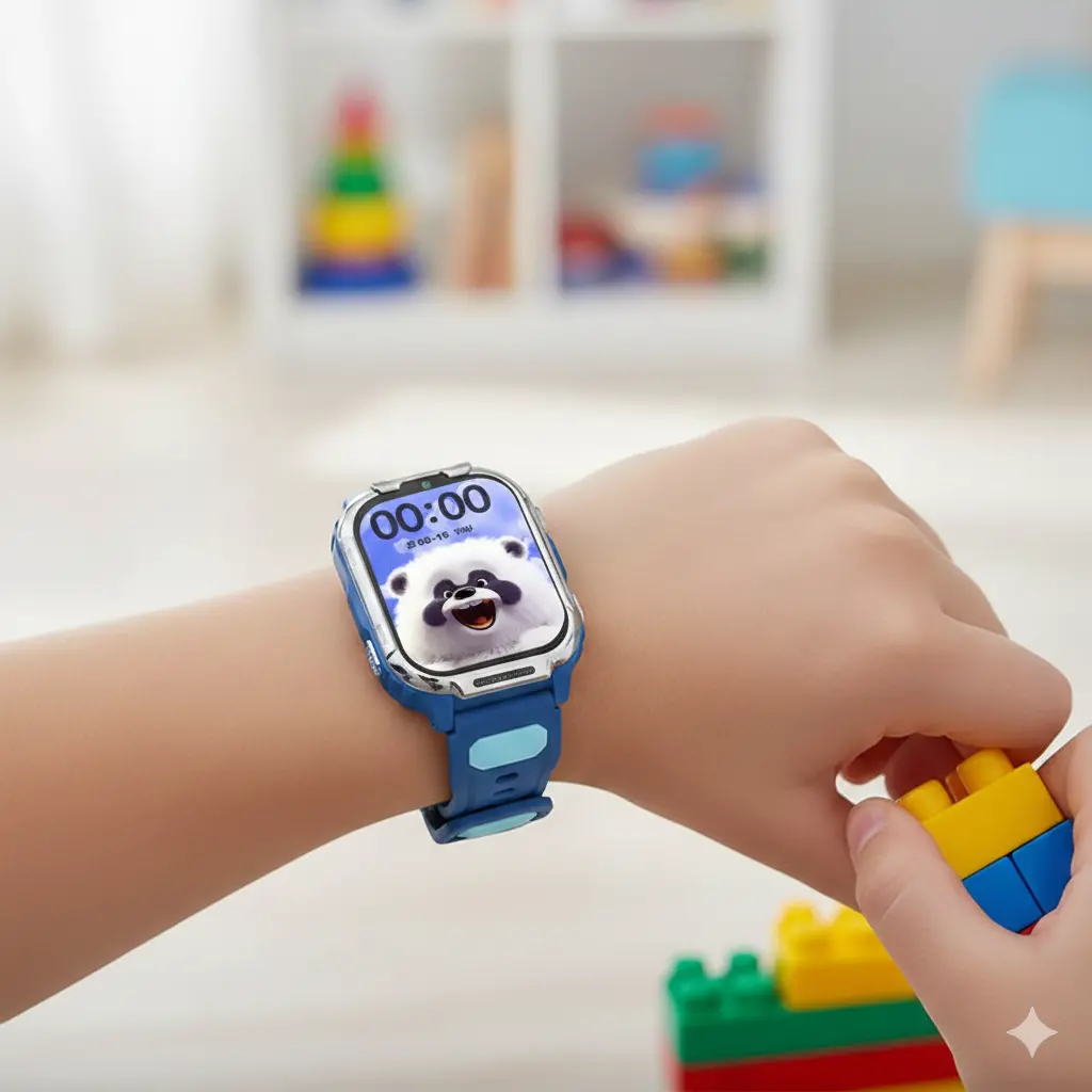 D55 Kids Smartwatch Android with GPS Tracker SIM Card Child Smart Watch for Calling, Location Tracking Safety Monitoring Smartwatch for Boys and Girls - Image 7