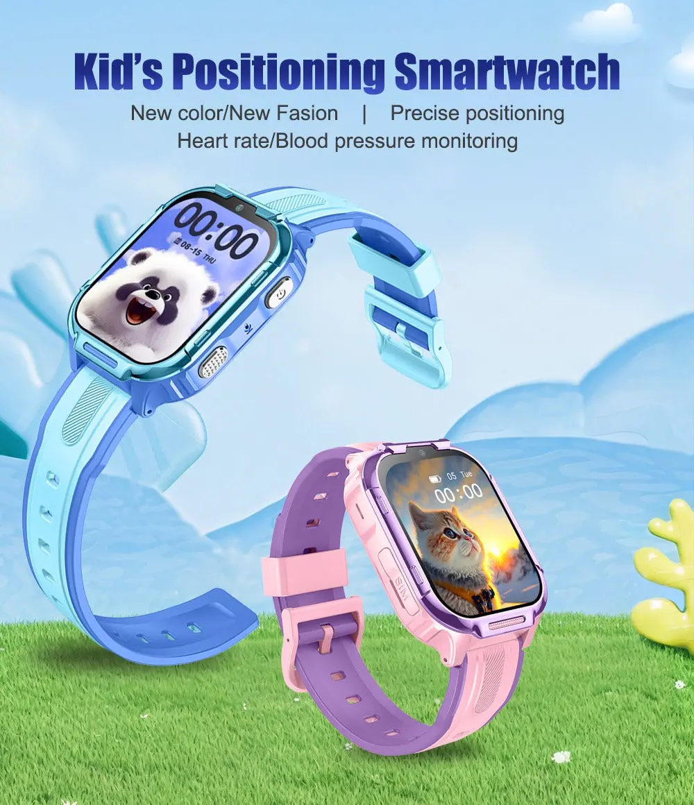 D55 Kids Smartwatch Android with GPS Tracker SIM Card Child Smart Watch for Calling, Location Tracking Safety Monitoring Smartwatch for Boys and Girls - Image 19