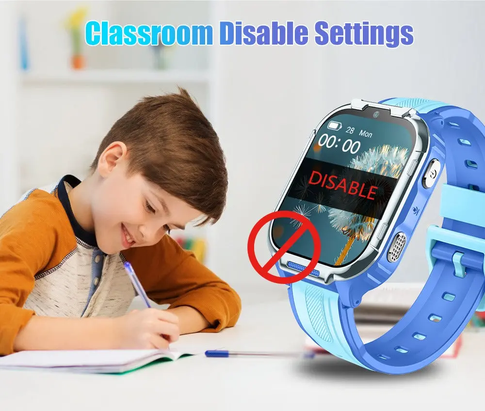 D55 Kids Smartwatch Android with GPS Tracker SIM Card Child Smart Watch for Calling, Location Tracking Safety Monitoring Smartwatch for Boys and Girls - Image 25
