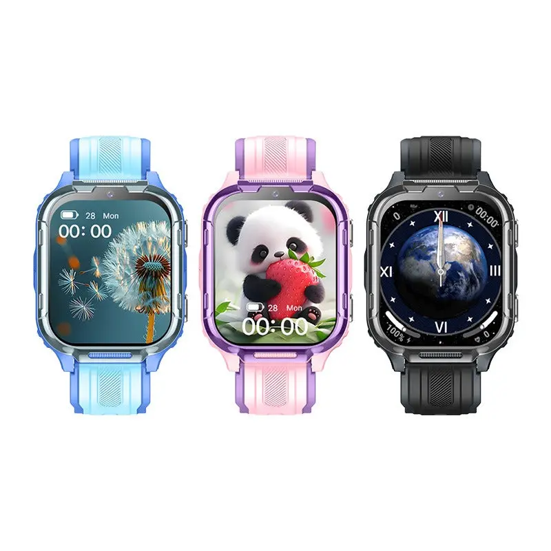 D55 Kids Smartwatch Android with GPS Tracker SIM Card Child Smart Watch for Calling, Location Tracking Safety Monitoring Smartwatch for Boys and Girls - Image 30