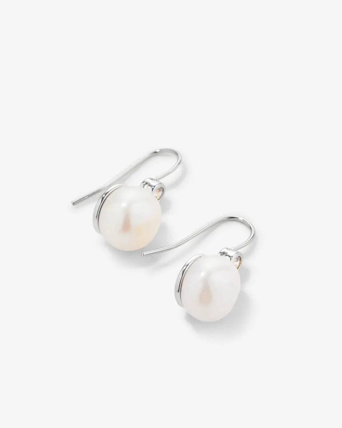 By My Side Pearl Drop Earrings - Image 5
