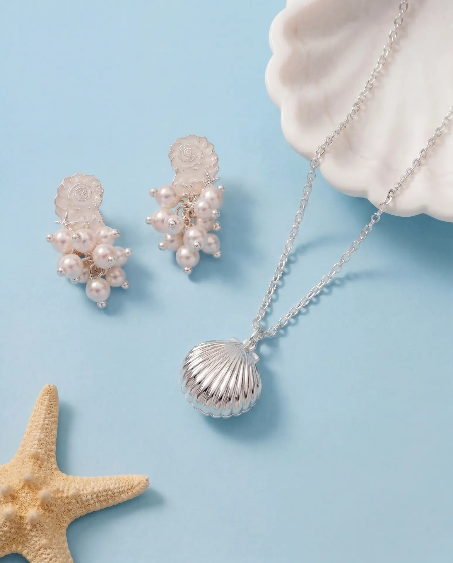 Salt + Sea 'Seashells Are Love Letters In The Sand' Seashell Locket Pendant - Image 7
