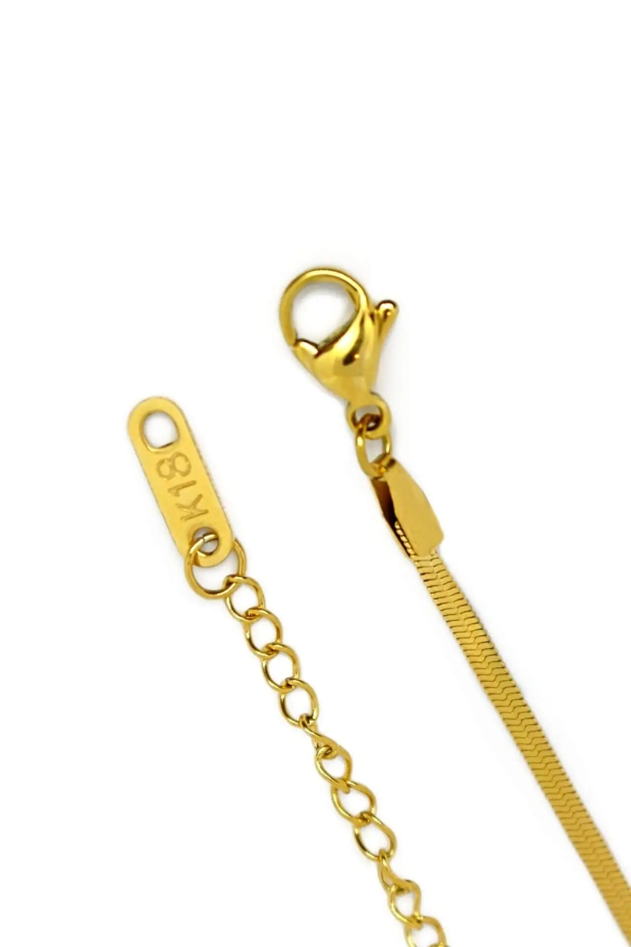 18K Flat Chain Choker - Image 4