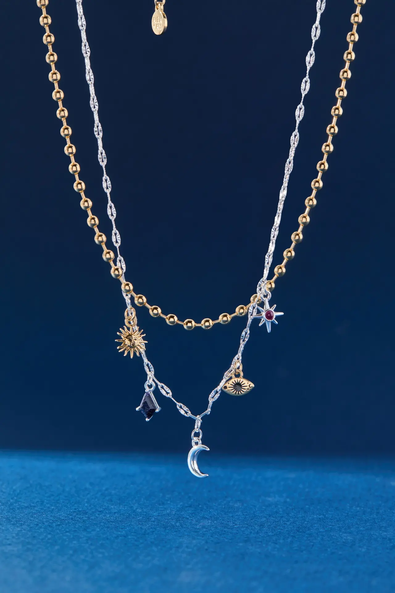 Moon Magic 2 Row Charm Necklace - ALEX AND ANI - Image 7