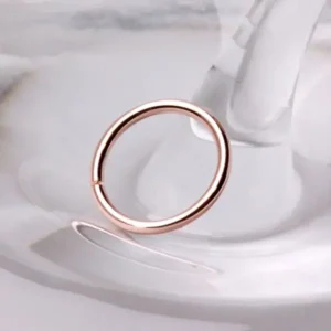 14Kt. Rose Gold Seamless Ring - Authentic 14Kt Gold Stamp | Versatile Jewelry
